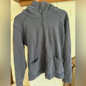 Lululemon Full Zip Scuba Hoodie - Navy Heather